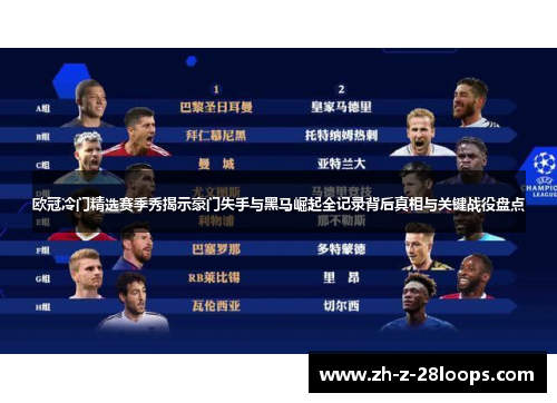 欧冠冷门精选赛季秀揭示豪门失手与黑马崛起全记录背后真相与关键战役盘点 欧冠冷门精选赛季秀揭示豪门失手与黑马崛起全记录背后真相与关键战役盘点
